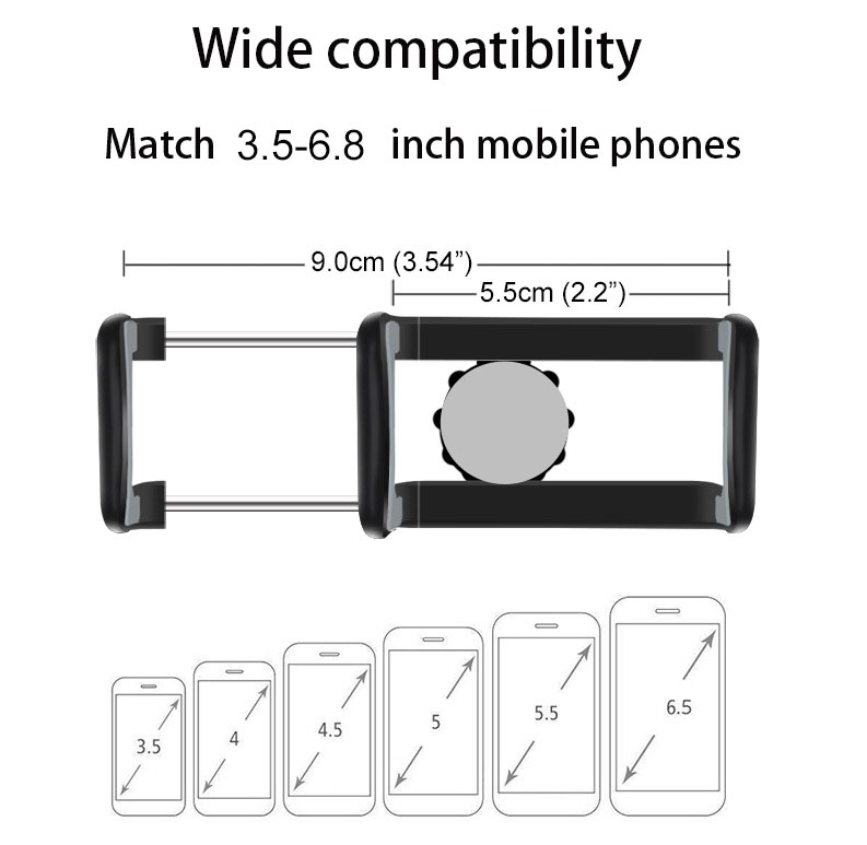 Car Phone Stand 360 Degree