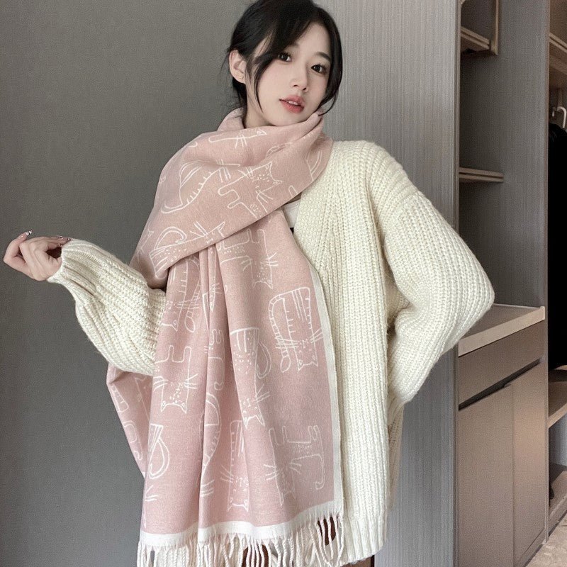 Thick Warm Scarf- Cashmere