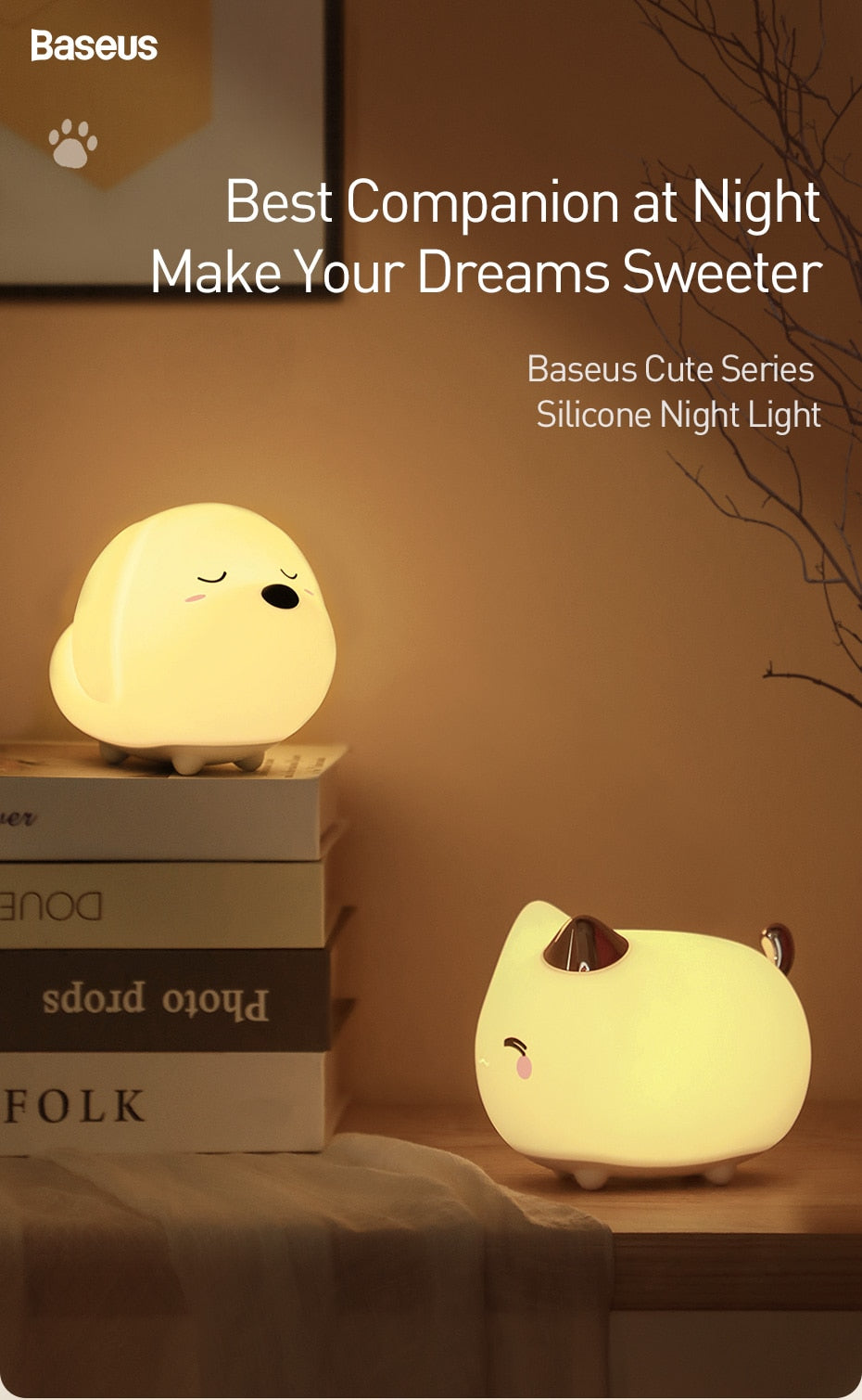 Baseus-Cute Night Light