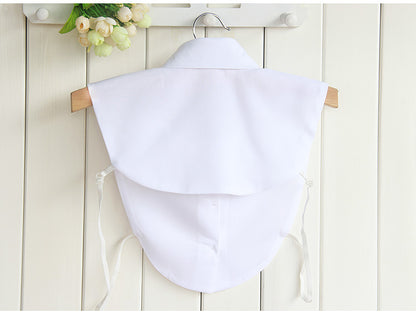 Rhinestone Fake Collar Shirt For Women