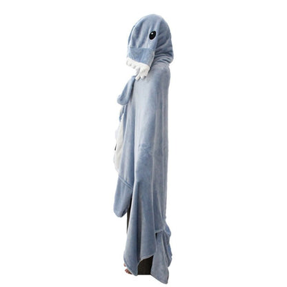 Cute Shark Sleeping Shawl