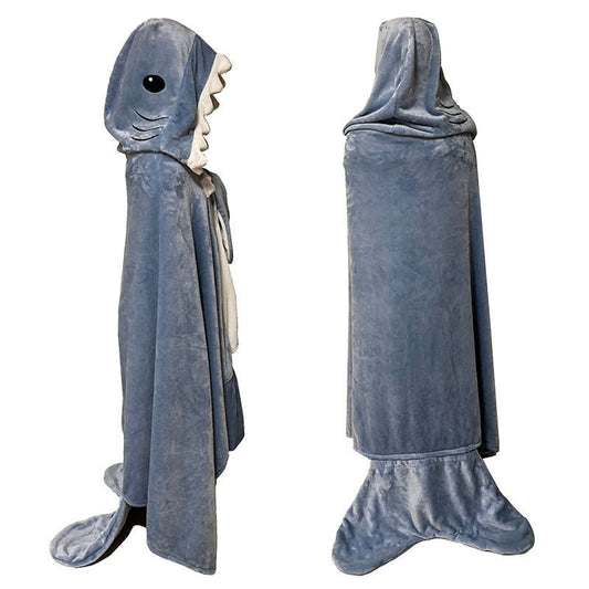 Cute Shark Sleeping Shawl