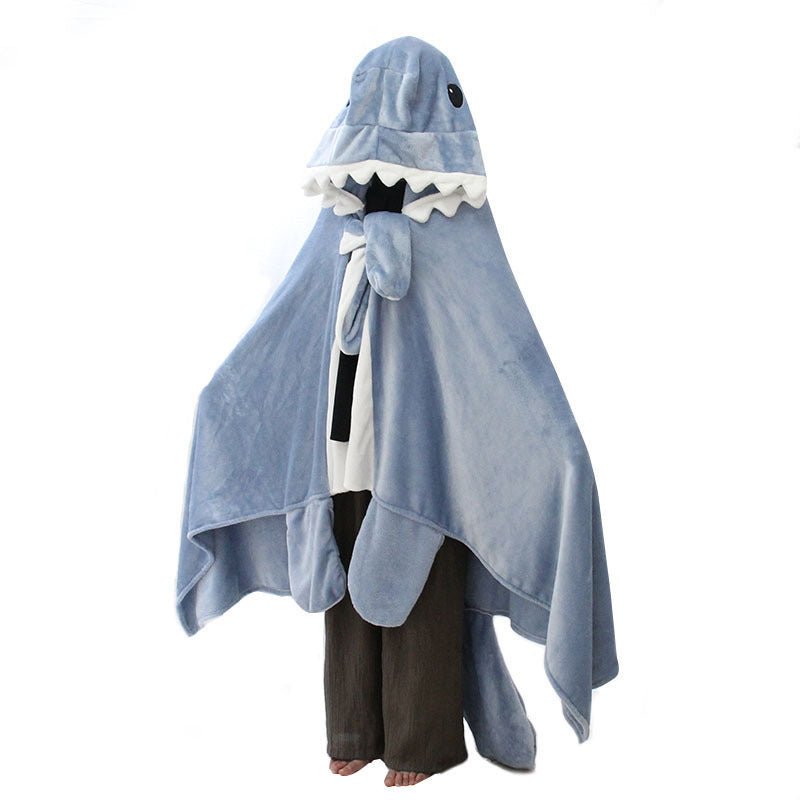 Cute Shark Sleeping Shawl