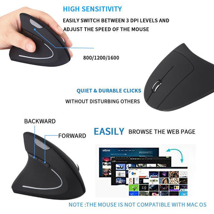 Left Hand Wireless Mouse