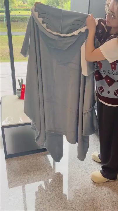 Cute Shark Sleeping Shawl