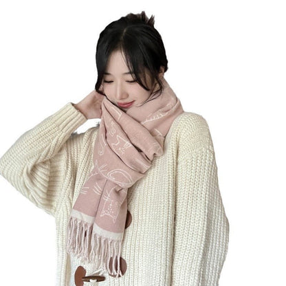 Thick Warm Scarf- Cashmere